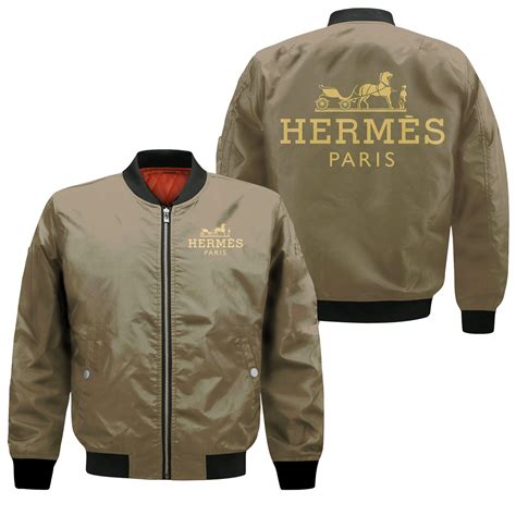 hermes leather jacket mens|Hermes bomber jacket.